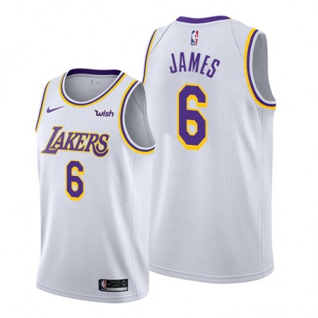Herren NBA Los Angeles Lakers Trikot LeBron James 6 Nike 2021-2022 Association Edition Swingman